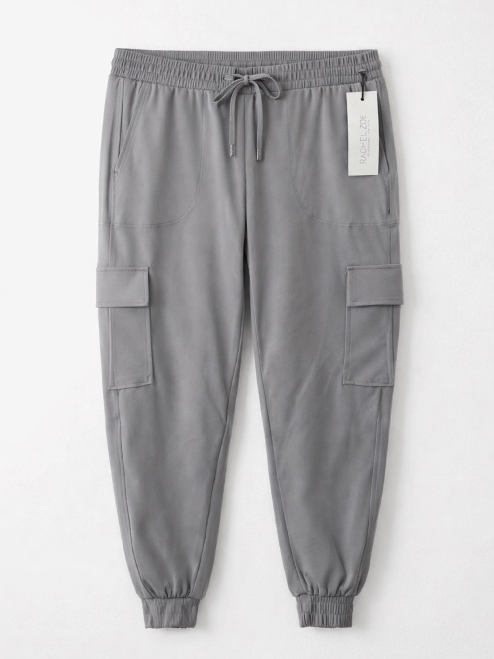 Rachel Zoe Gray Cargo Track Joggers Women’s Size Small